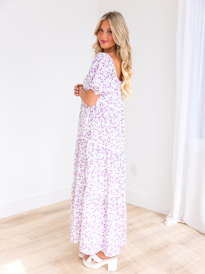 In the Garden Floral Maxi Dress