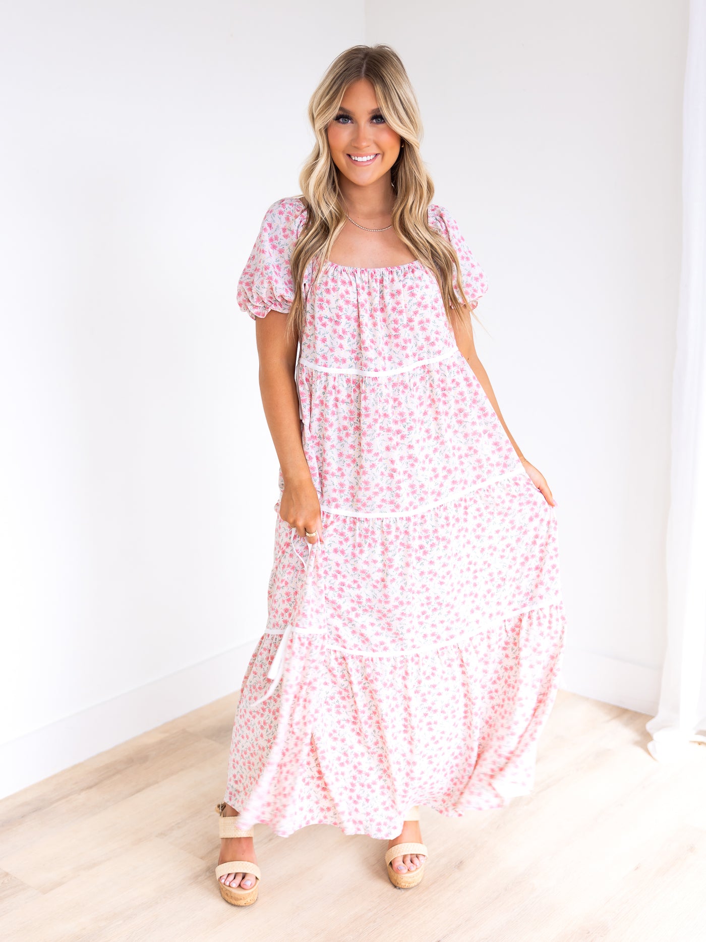 In the Garden Floral Maxi Dress