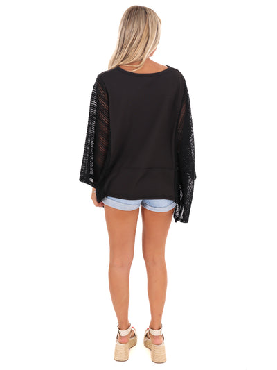 Unfiltered Joy Poncho Top