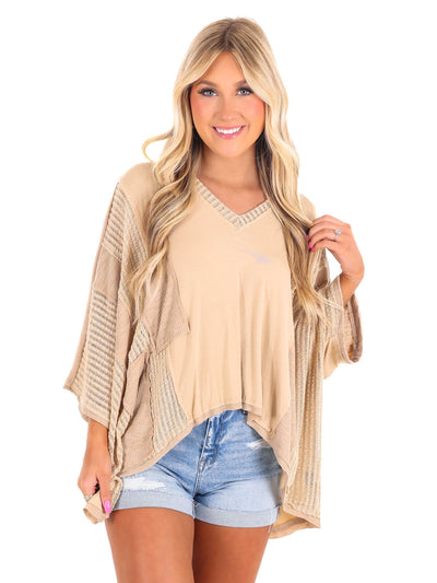 Change Your Mind Contrast Top