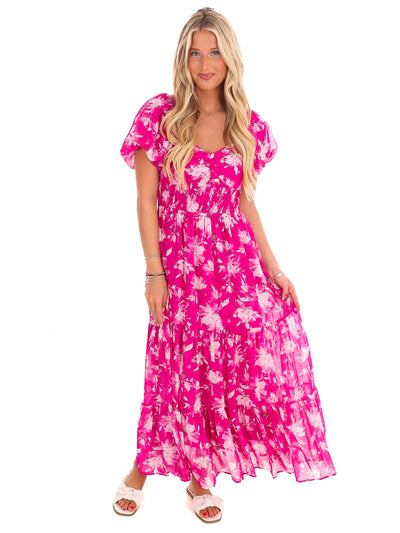 Wishful Thinking Floral Maxi Dress
