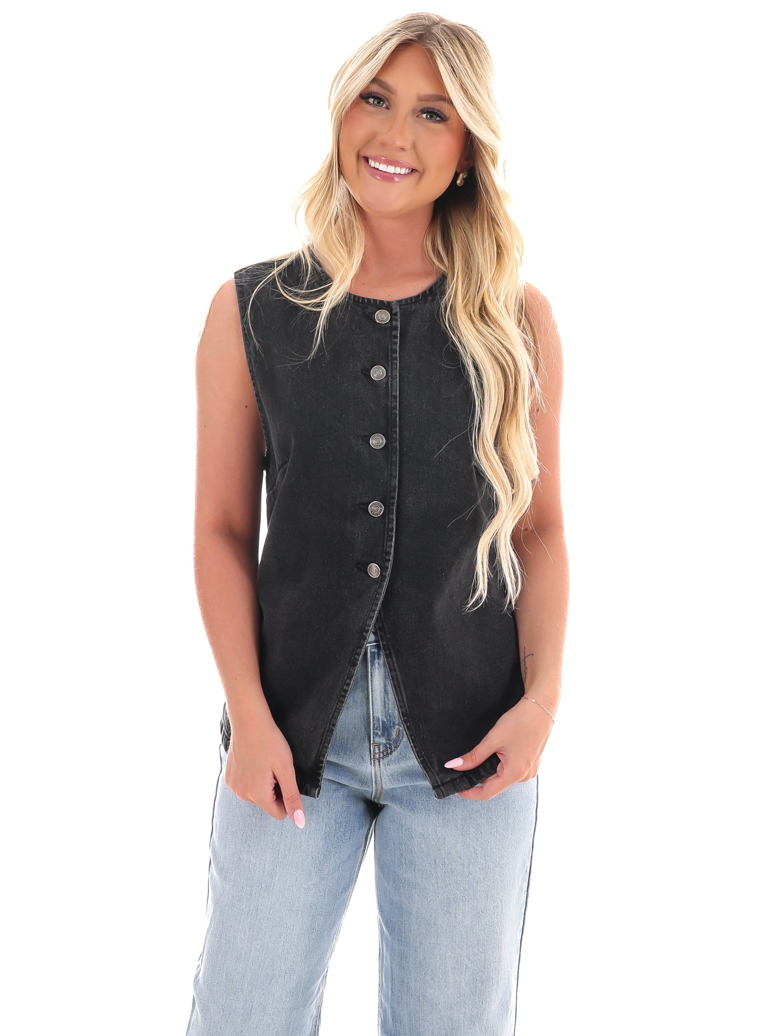 Black Aimee Vest