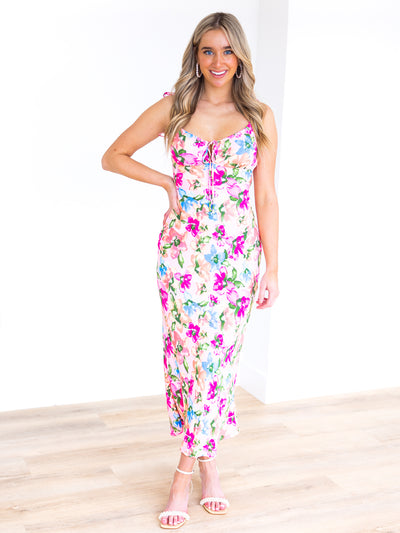 Touch the Sky Floral Maxi Dress