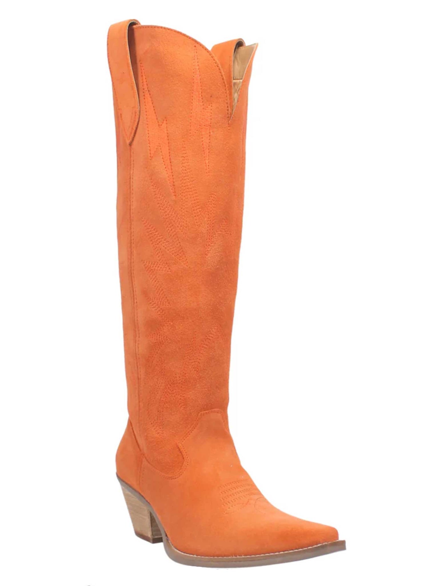 Thunder Road Orange Cowboy Boots