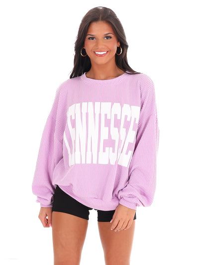 Tennessee Ribbed Oversized Pullover