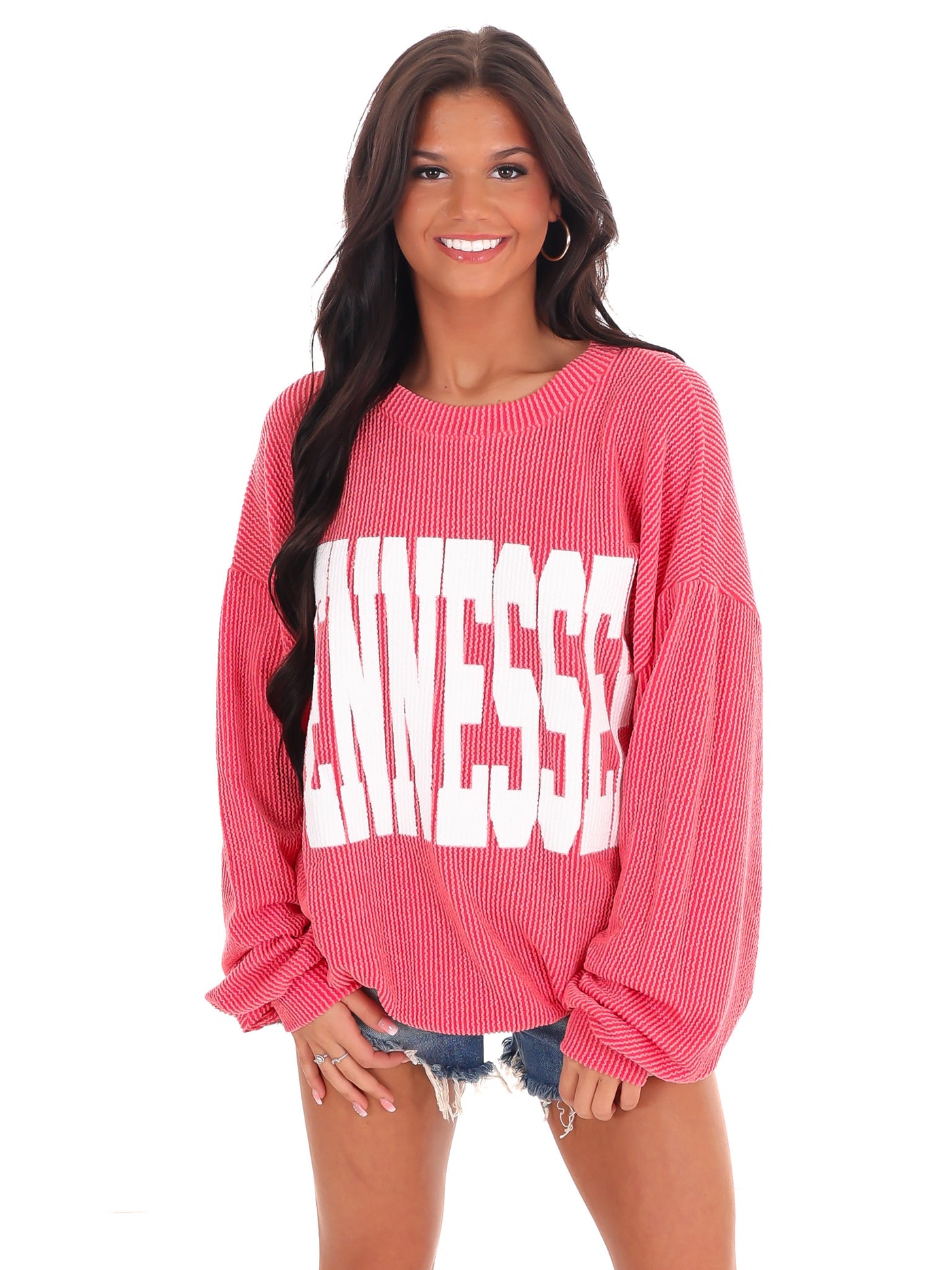 Tennessee Ribbed Oversized Pullover