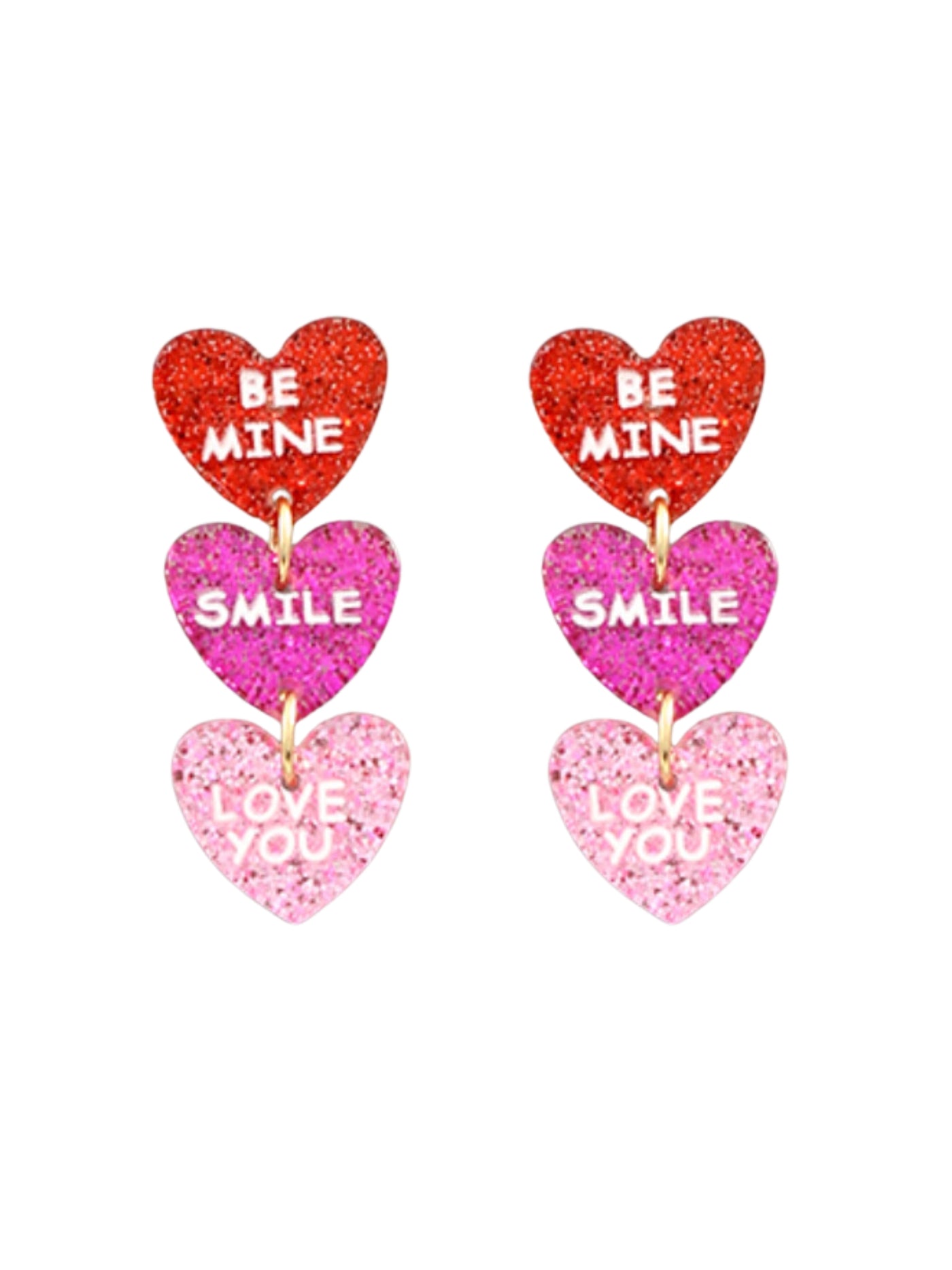 Be Mine Valentine Hearts Tier Earrings