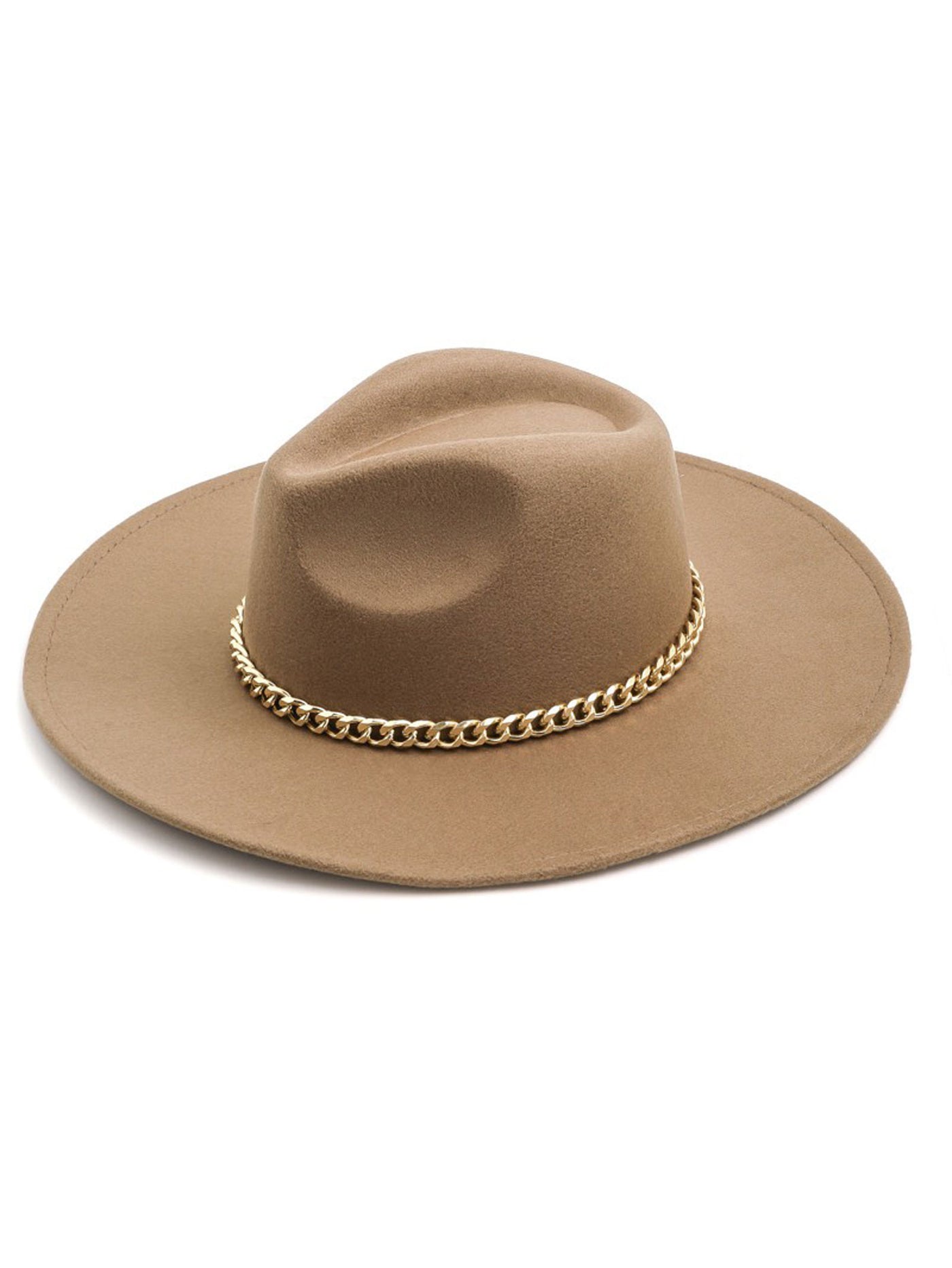 Make It Fashion Brown Small Chainlink Hat
