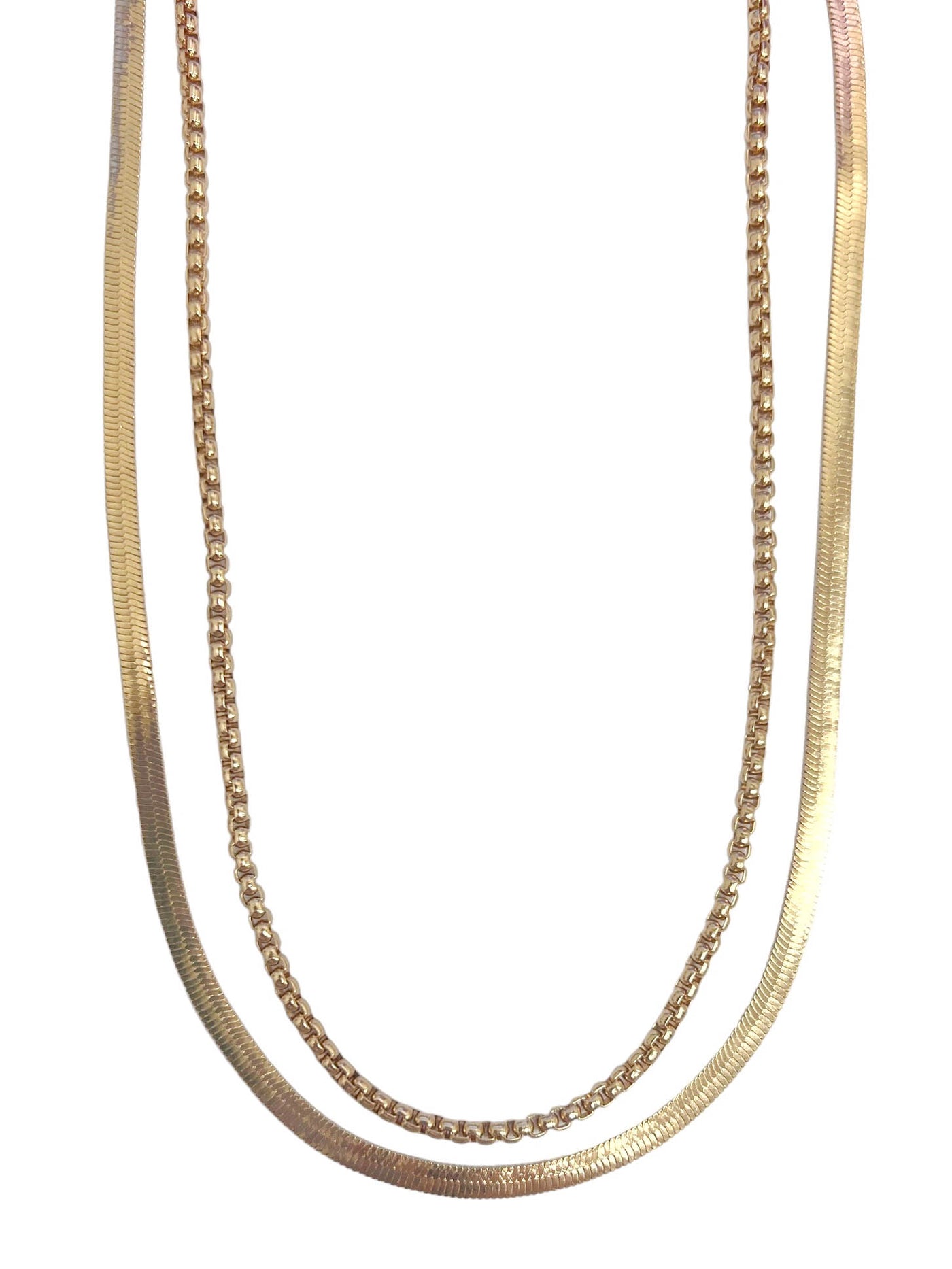 Two Layer Gold Necklace