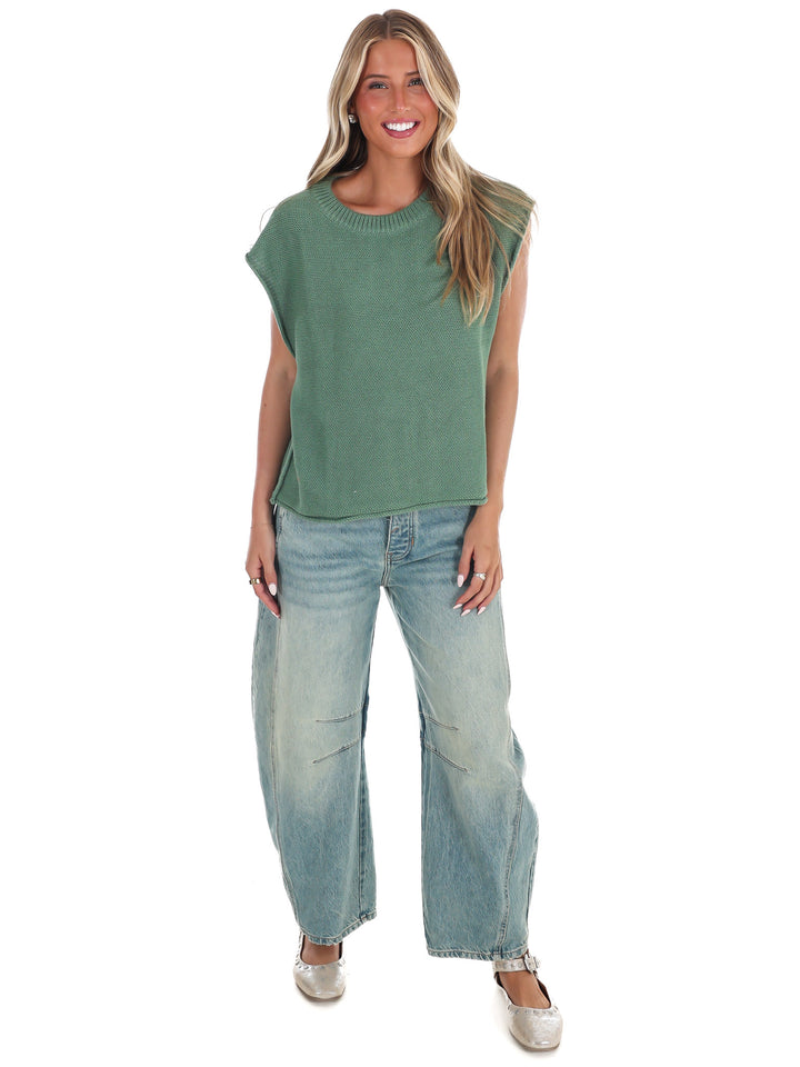 Ember Glow Sweater Vest Top