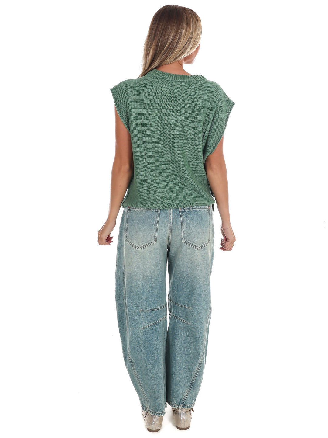 Ember Glow Sweater Vest Top