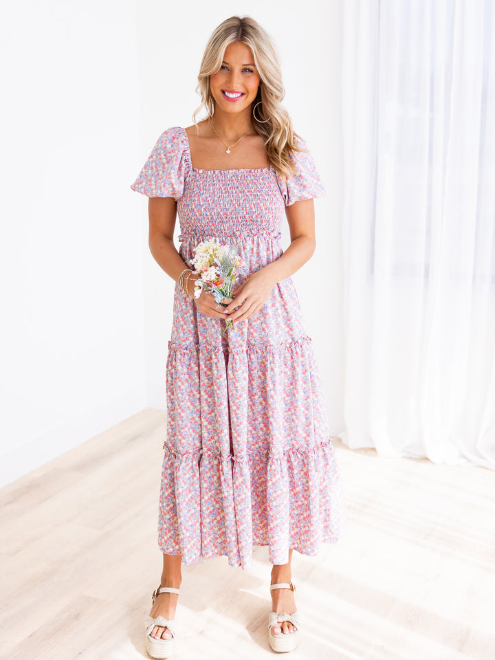 Golden Hour Floral Maxi Dress