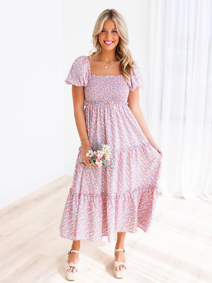 Golden Hour Floral Maxi Dress