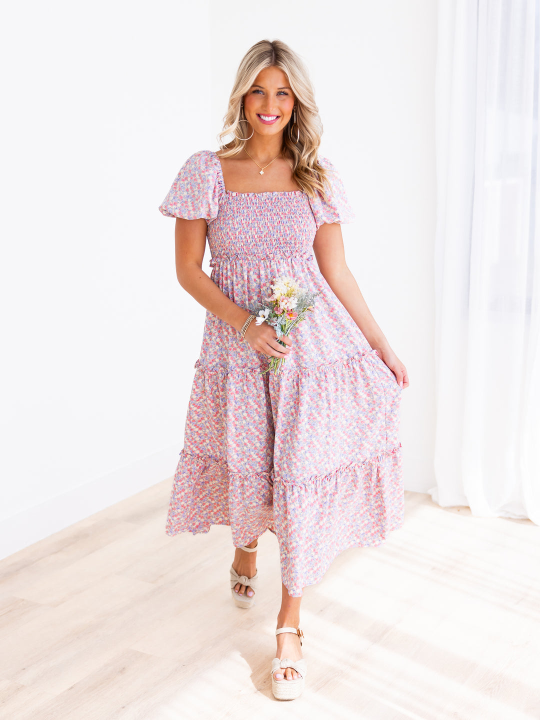 Golden Hour Floral Maxi Dress