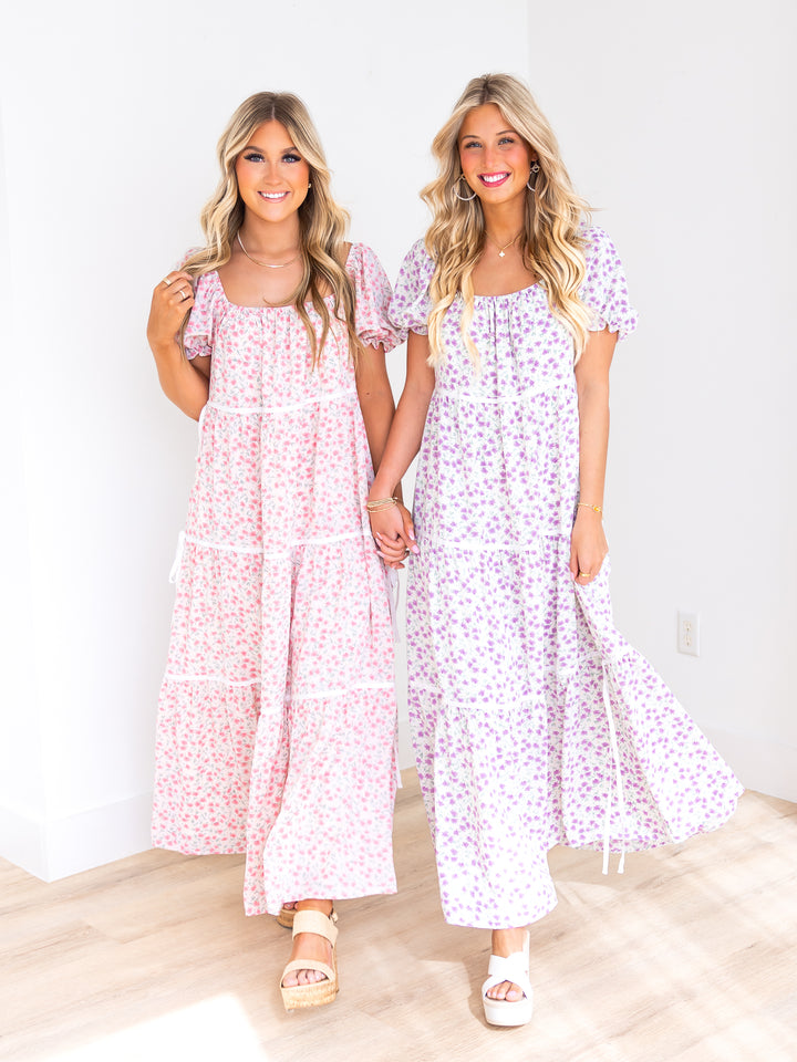 In the Garden Floral Maxi Dress