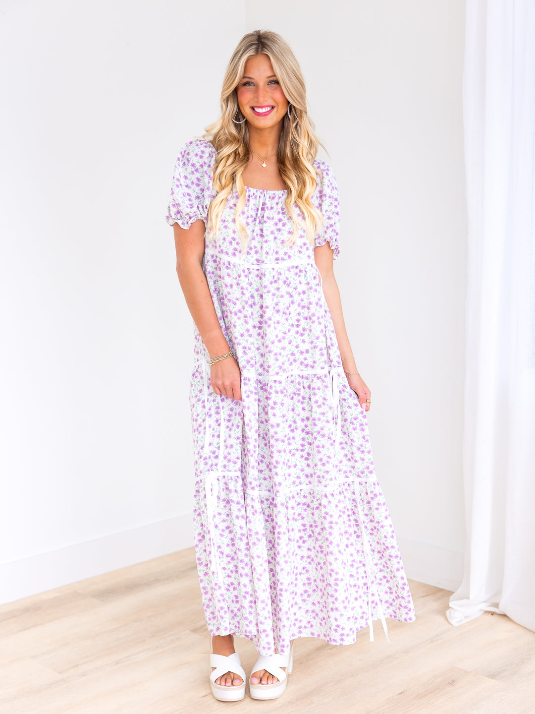 In the Garden Floral Maxi Dress