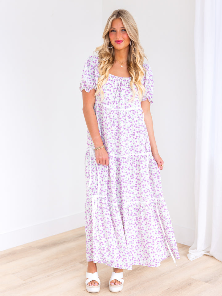 In the Garden Floral Maxi Dress