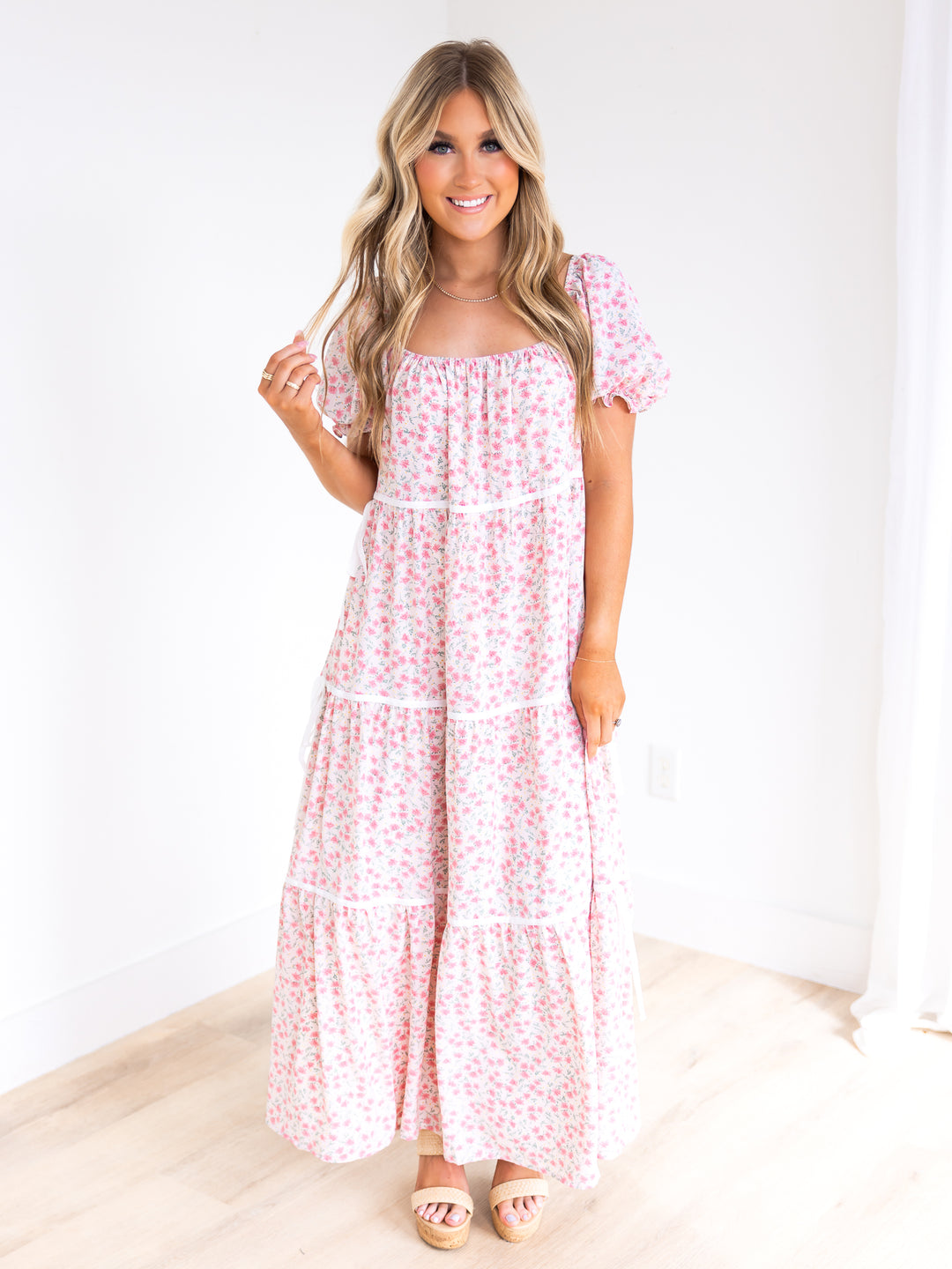 In the Garden Floral Maxi Dress