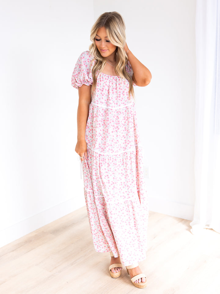 In the Garden Floral Maxi Dress