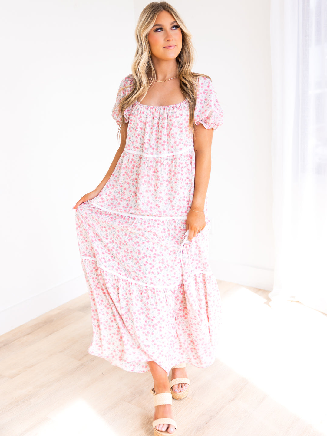 In the Garden Floral Maxi Dress