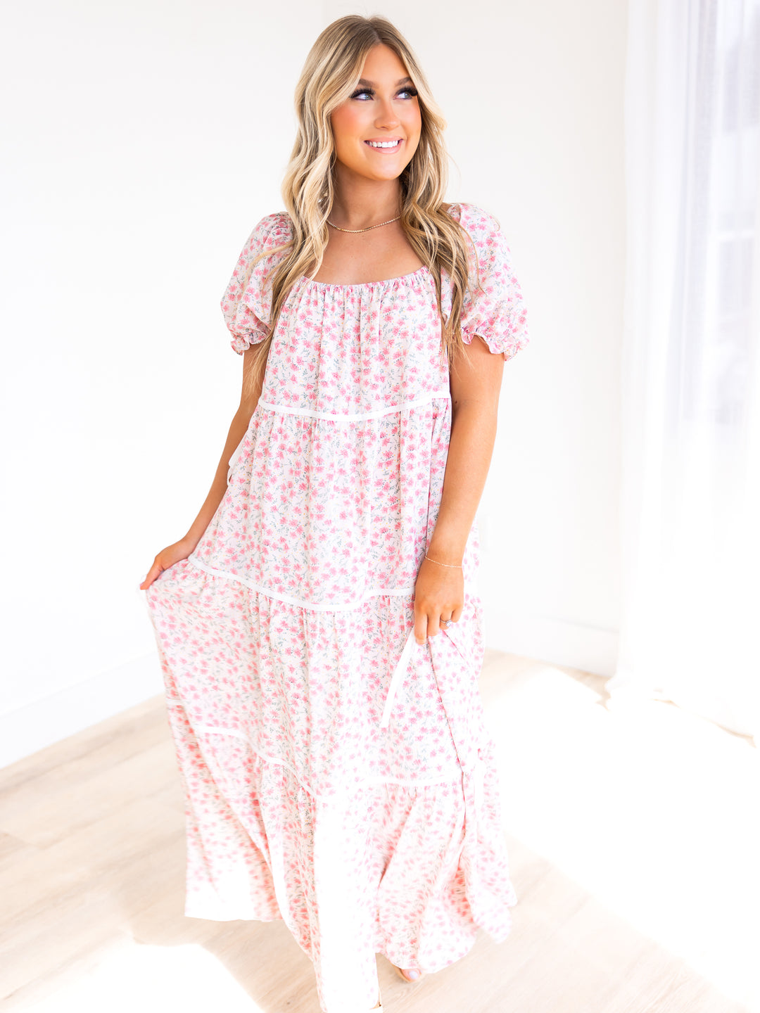 In the Garden Floral Maxi Dress