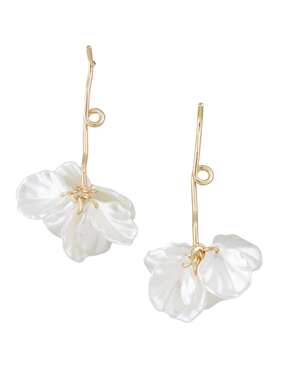 Dainty Flower Drop Earrings