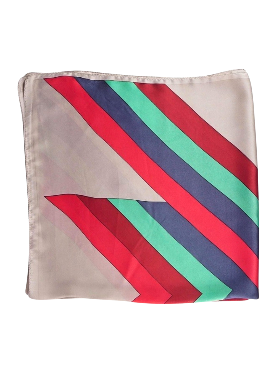 Geometric Abstract Print Scarf
