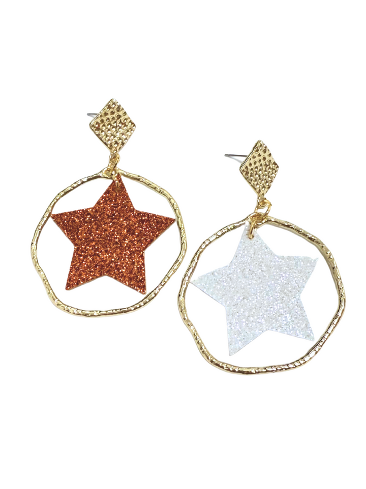 Game Day Big Star Earrings