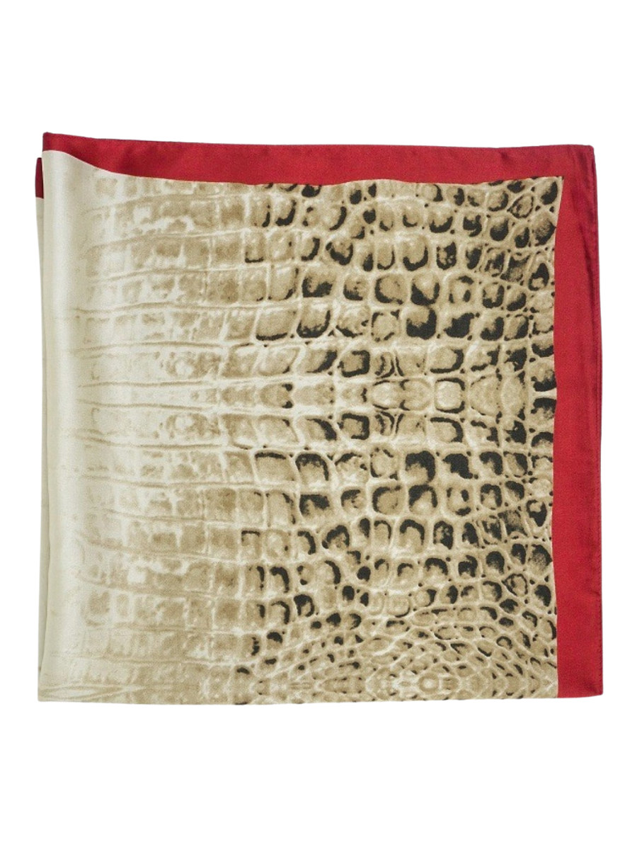 Crocodile Print Scarf