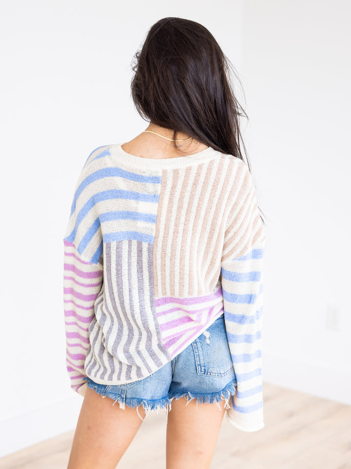 Believe in Magic Striped Sweater