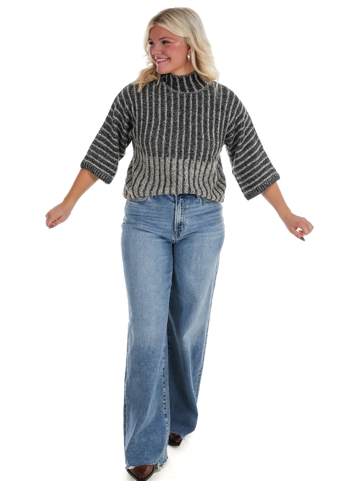 Closet Staple Ribbed Mock Neck Sweater