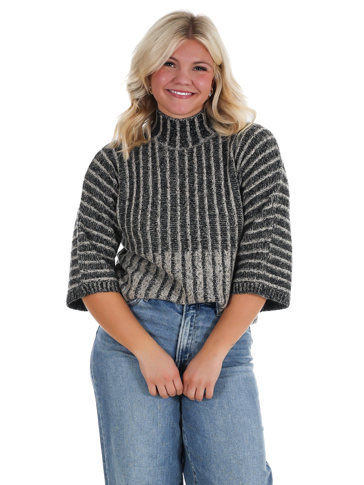 Closet Staple Ribbed Mock Neck Sweater