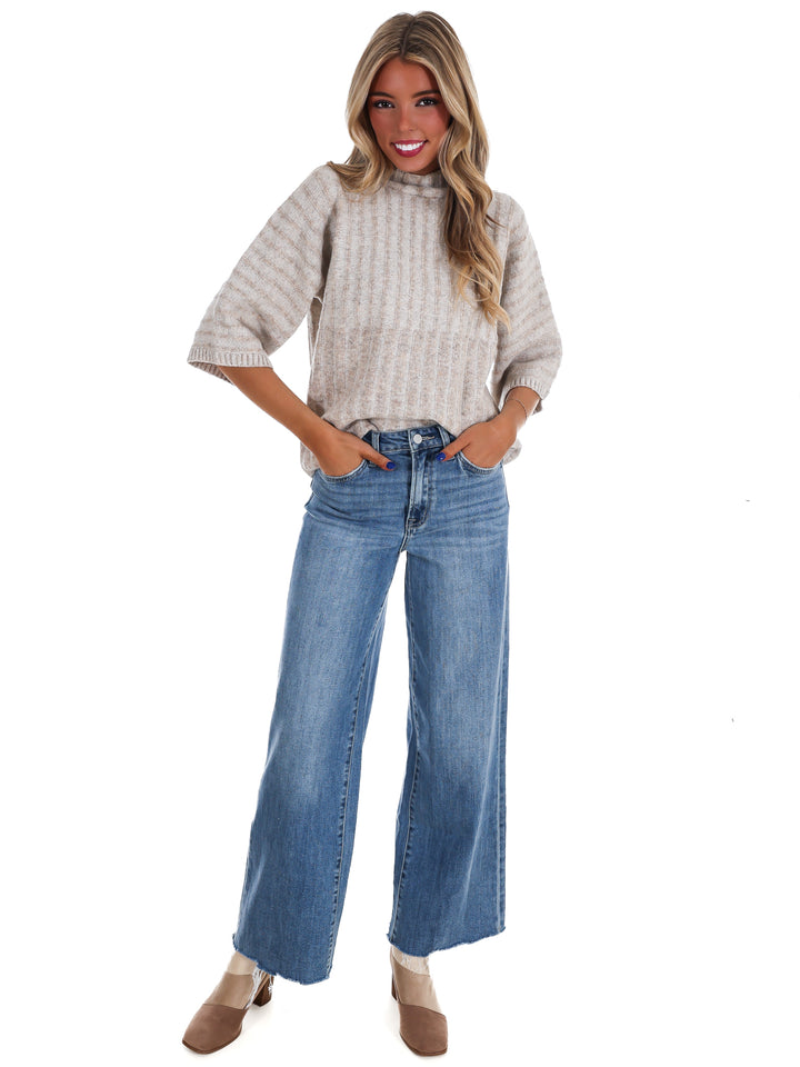 Closet Staple Ribbed Mock Neck Sweater