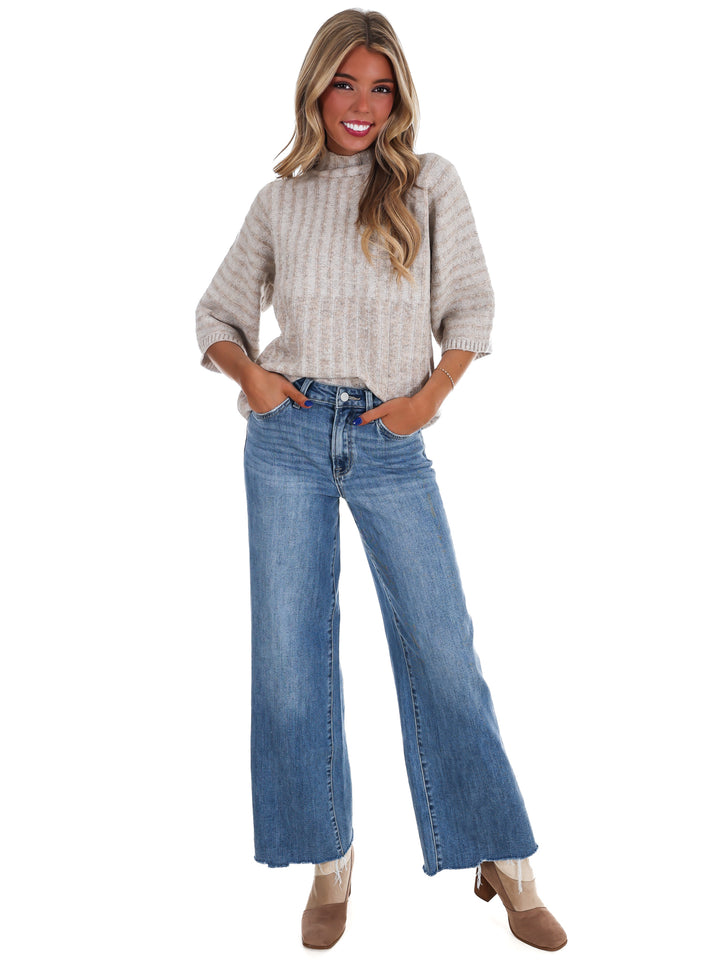 Closet Staple Ribbed Mock Neck Sweater