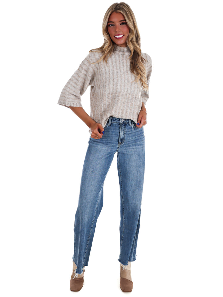 Closet Staple Ribbed Mock Neck Sweater