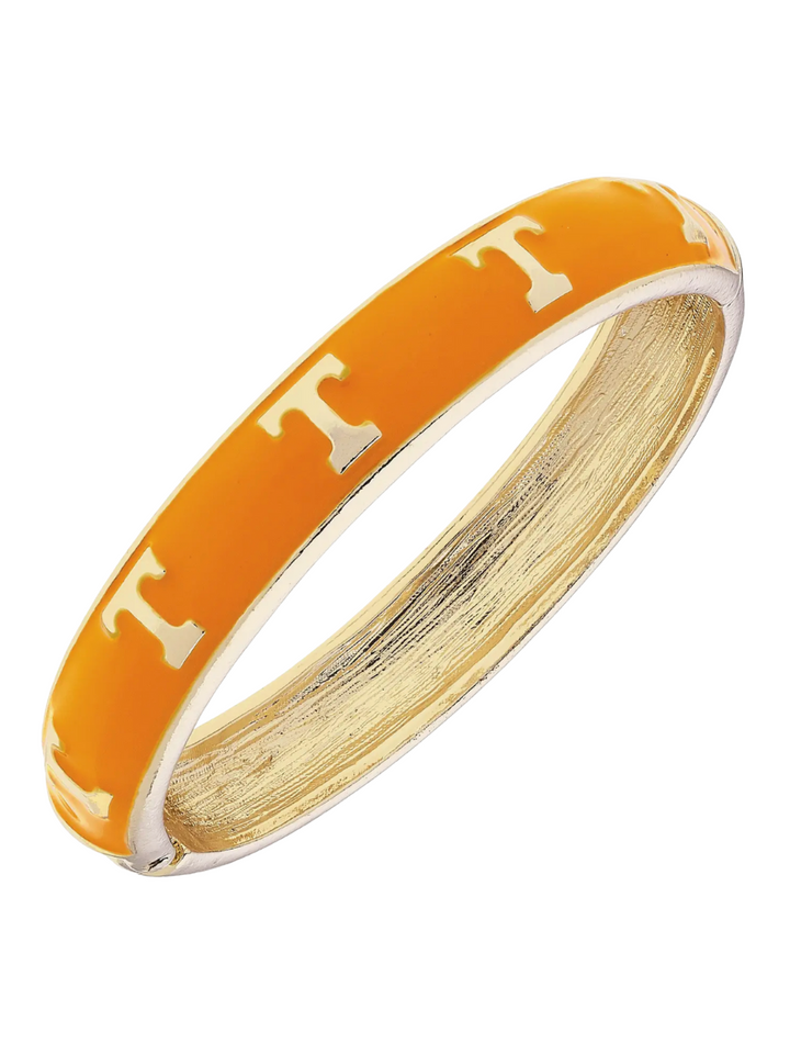 Tennessee Vols Sculpted Enamel Logo Hinge Bangle