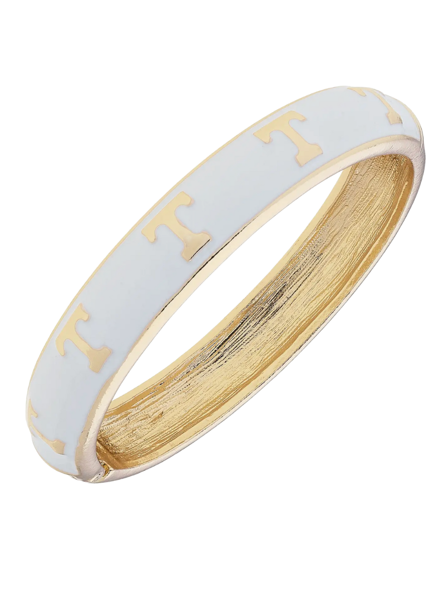 Tennessee Vols Sculpted Enamel Logo Hinge Bangle