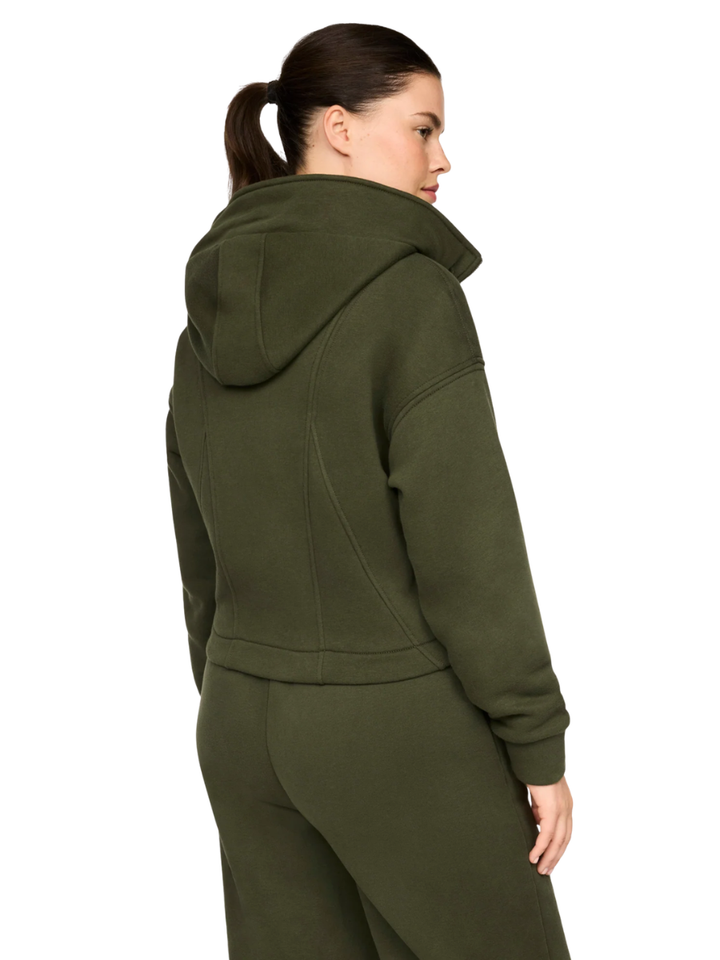 SPANX® BoostUp Cotton Fleece Full Zip Hoodie