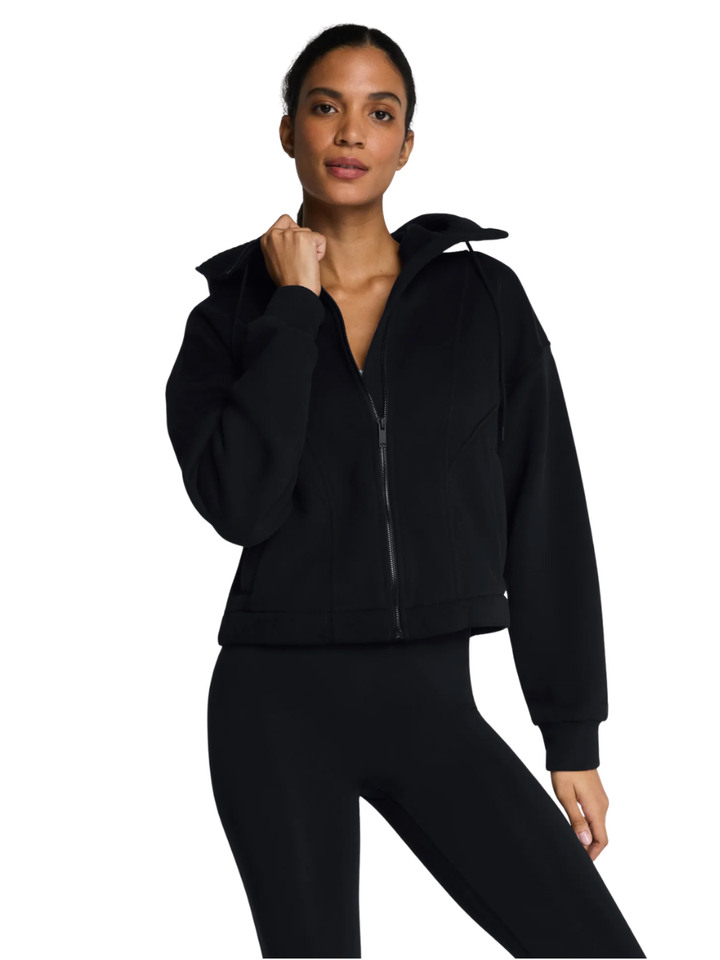 SPANX® BoostUp Cotton Fleece Full Zip Hoodie