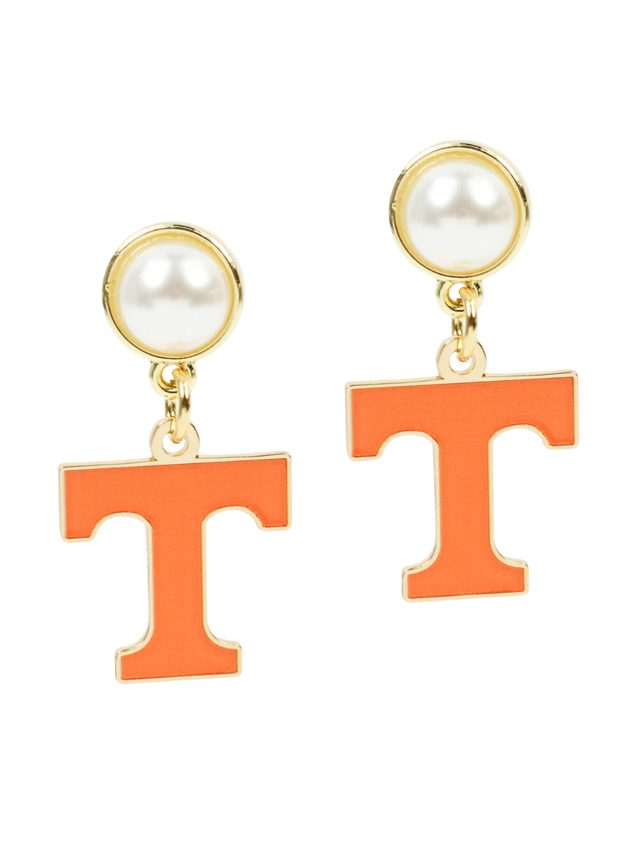 Tennessee T Logo Earrings