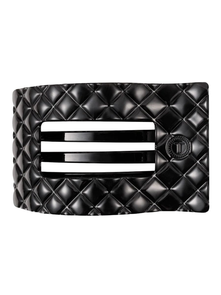 Teleties Quilted Large Flat Rectangle Hair Clip