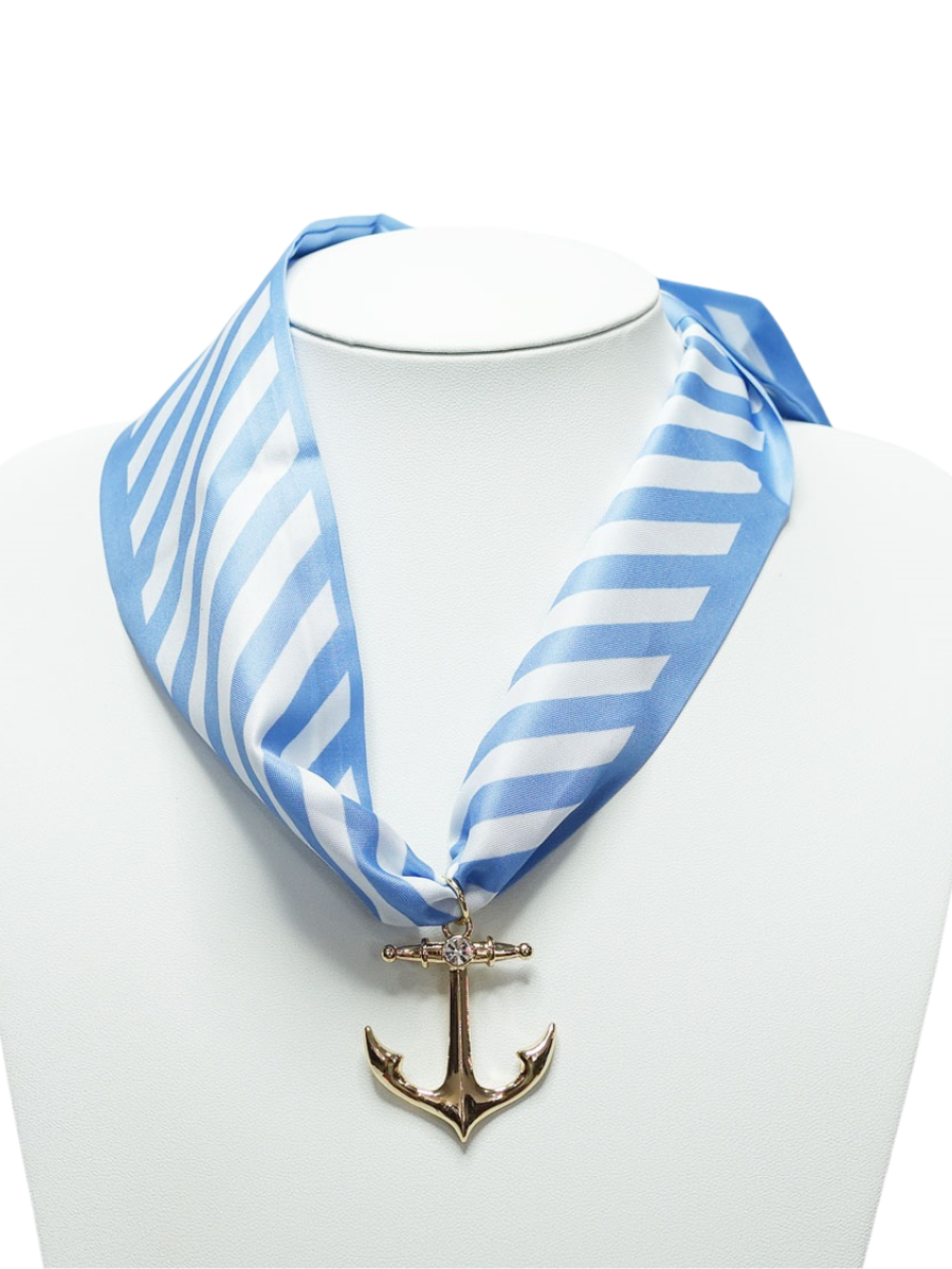 Anchors Away Scarf Necklace