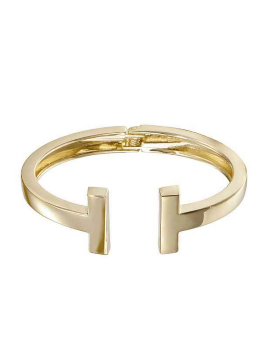 Spring Hinge Bangle Bracelet