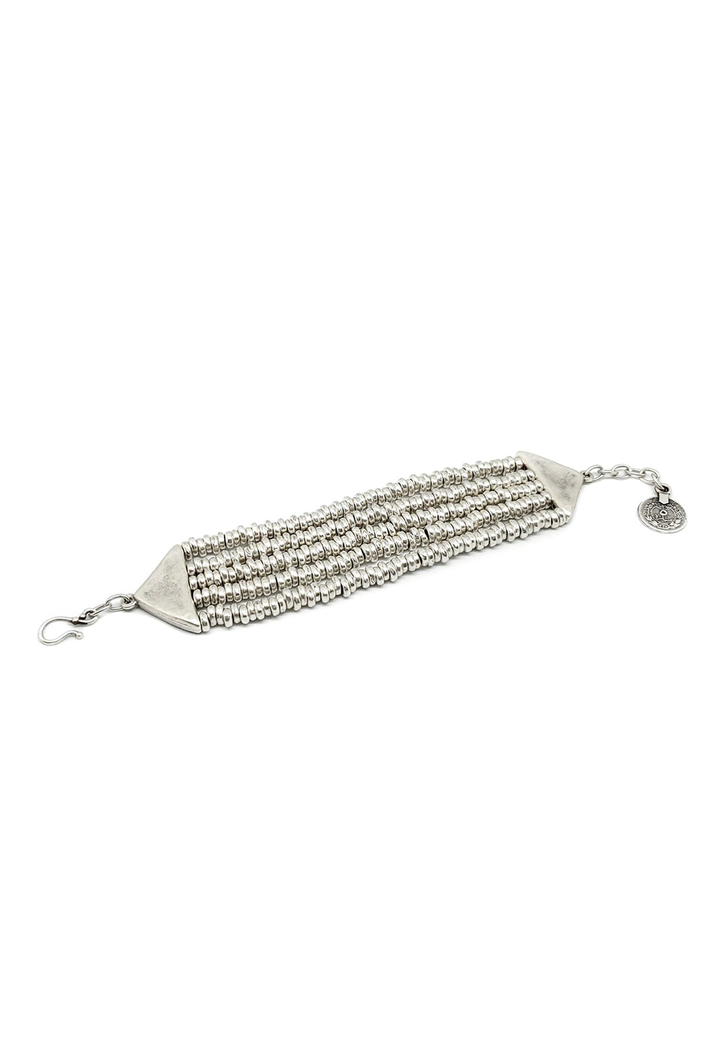Silver Plated Beaded Bracelet
