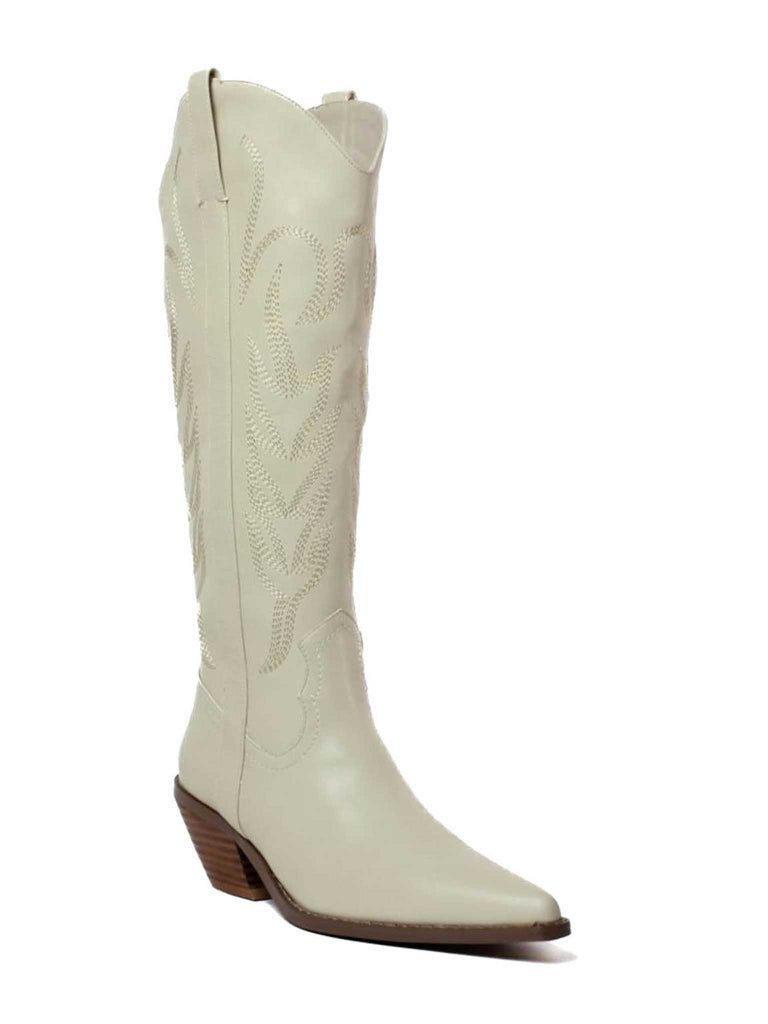 40 oz White Western Boot Tumbler – SVM Boutique