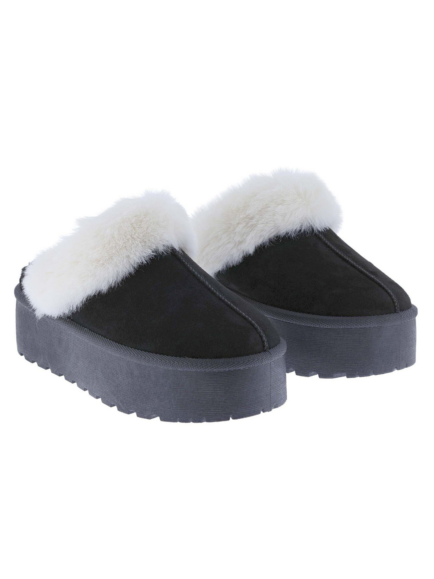 Snowbound Chunky Platform Slippers