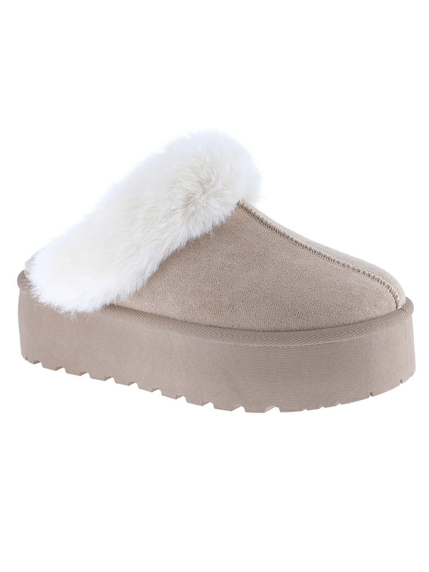 Snowbound Chunky Platform Slippers