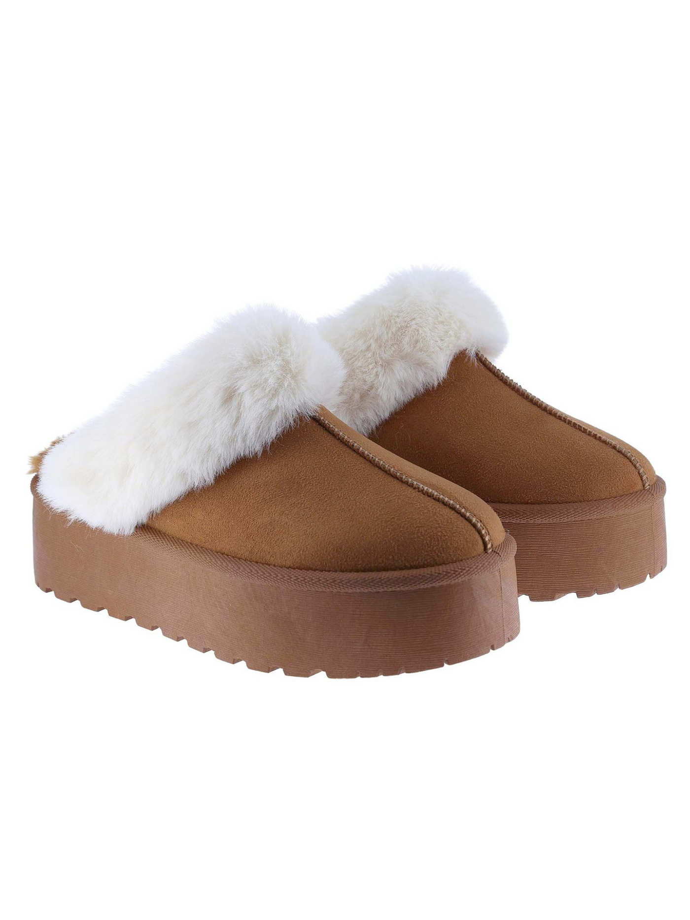 Snowbound Chunky Platform Slippers