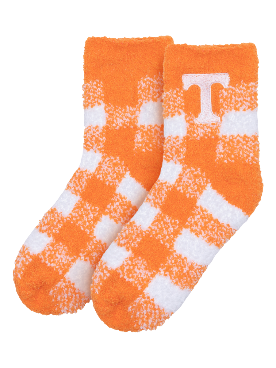 Tennessee Buffalo Check Fuzzy Sock