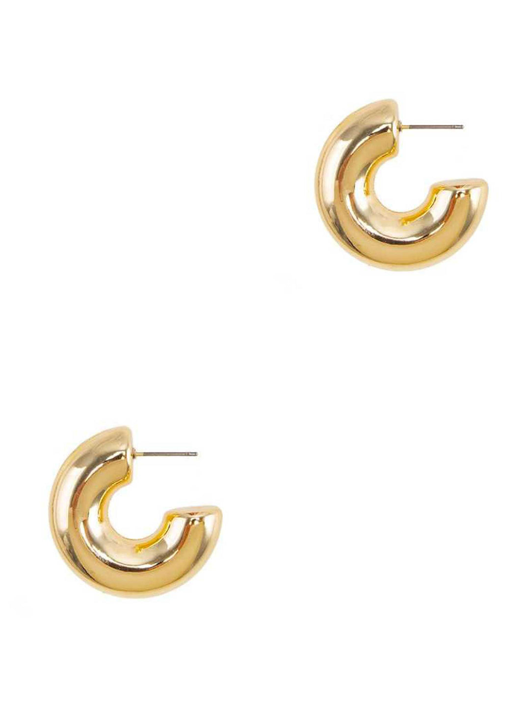 Small Chunky Hoop Earrings